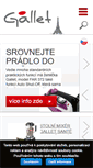 Mobile Screenshot of gallet.cz